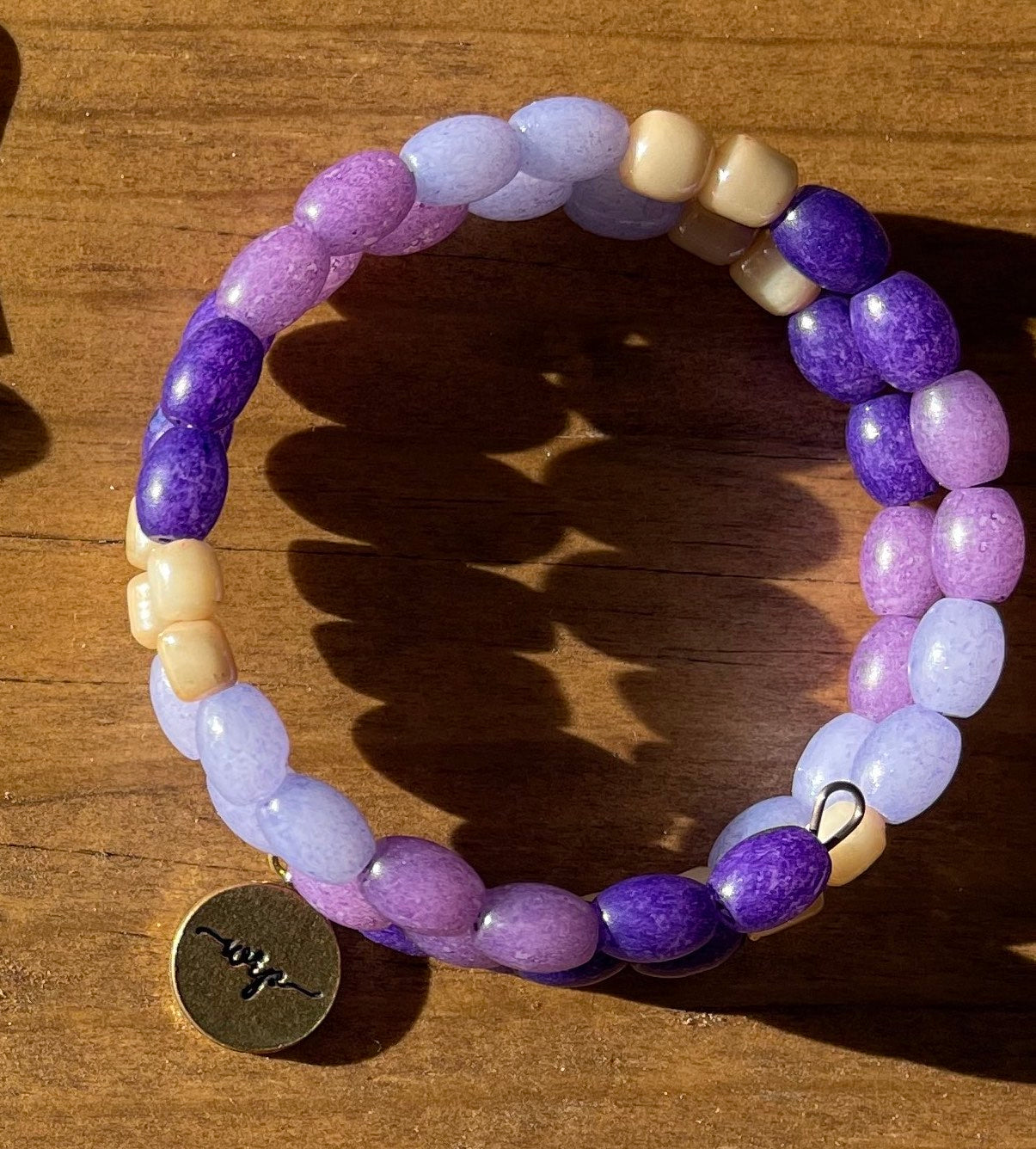 Shades of Purple WRP Charm Bracelet