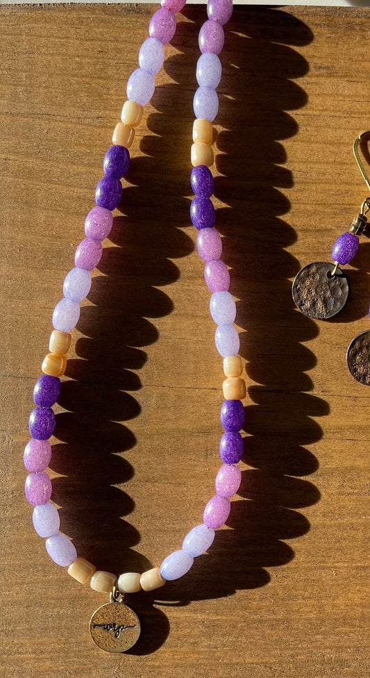 Shades of Purple WRP Necklace