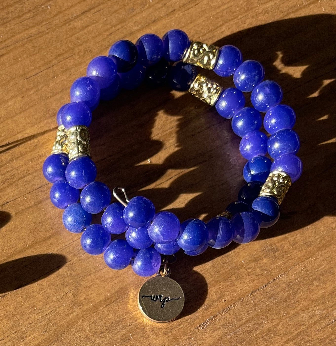 Blue Violet WRP Charm Bracelet