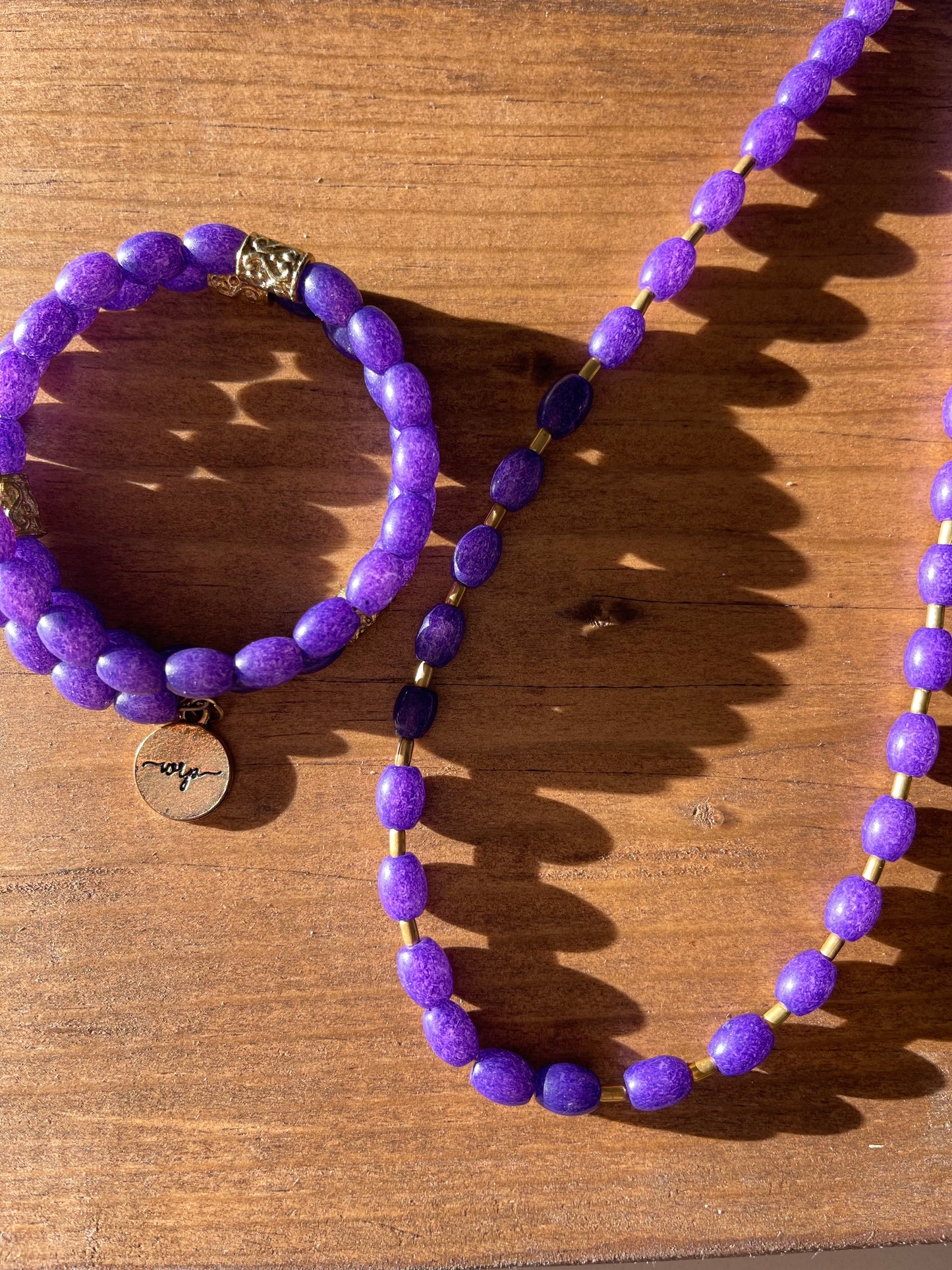 Amethyst Beaded Necklace