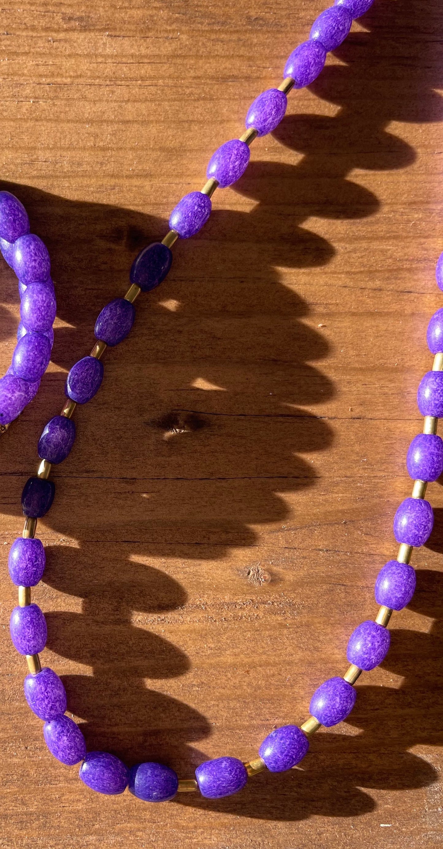 Amethyst Beaded Necklace