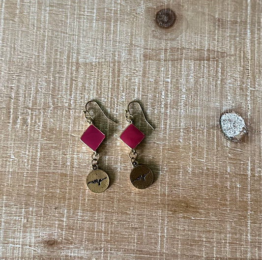 WRP Charm Fuchsia Earring