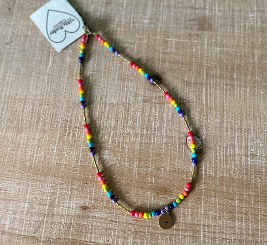 White Rainbow Necklace